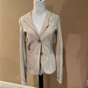 Gorgeous tan suede blazer